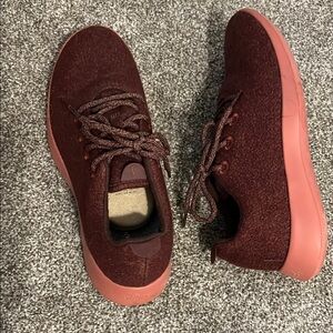 Allbirds Deep Red Wool Sneakers M12